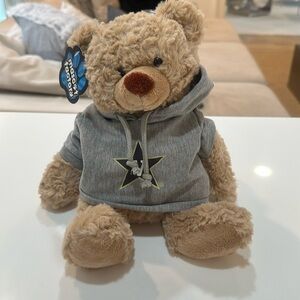 VANDERBILT tan bear with hoodie new with tags